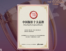樱花整体厨房连续两年荣获中国橱柜“十大品牌”称号